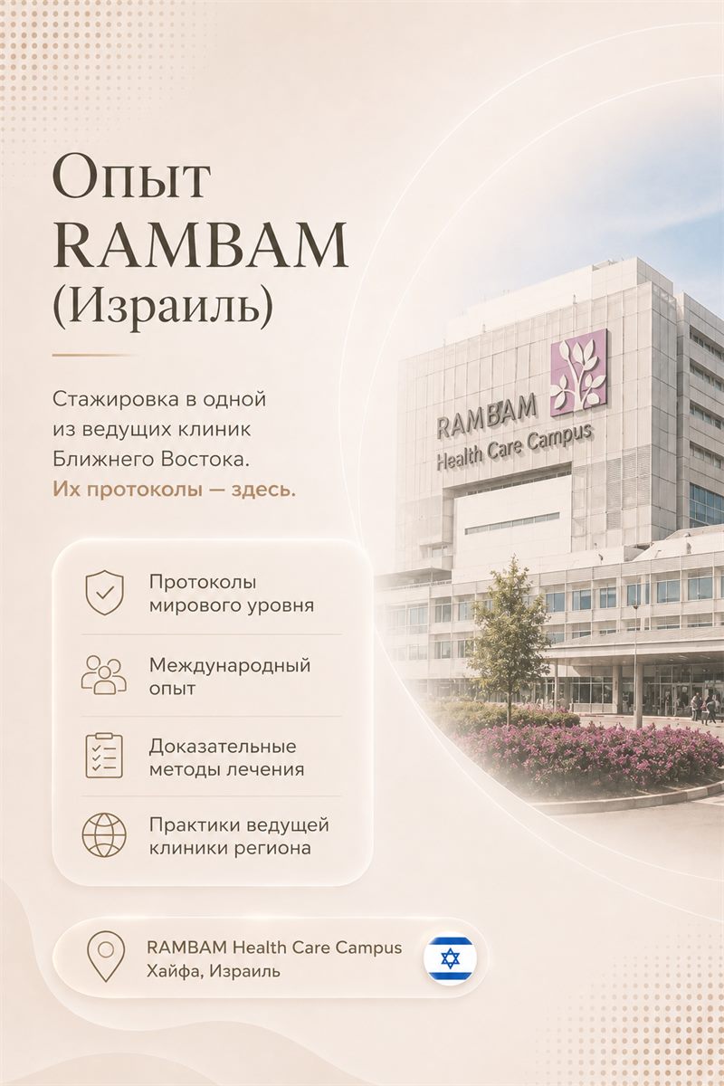 Опыт RAMBAM (Израиль) — стажировка в одной из ведущих клиник Ближнего Востока
