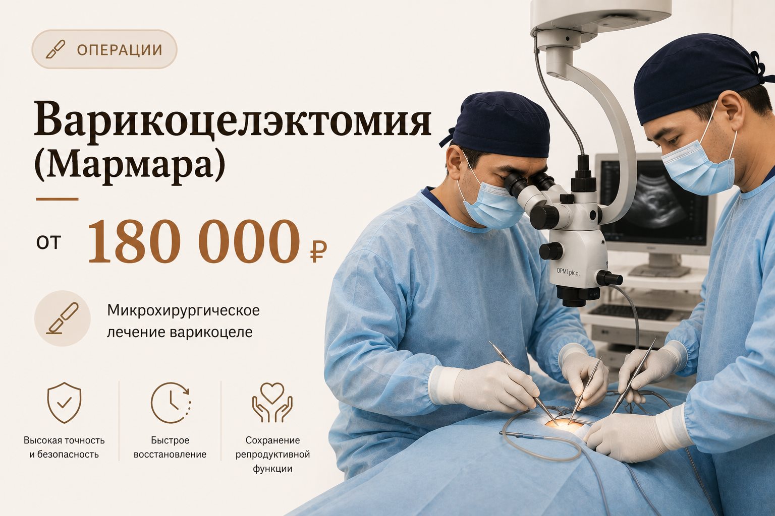 Варикоцелэктомия по Мармара