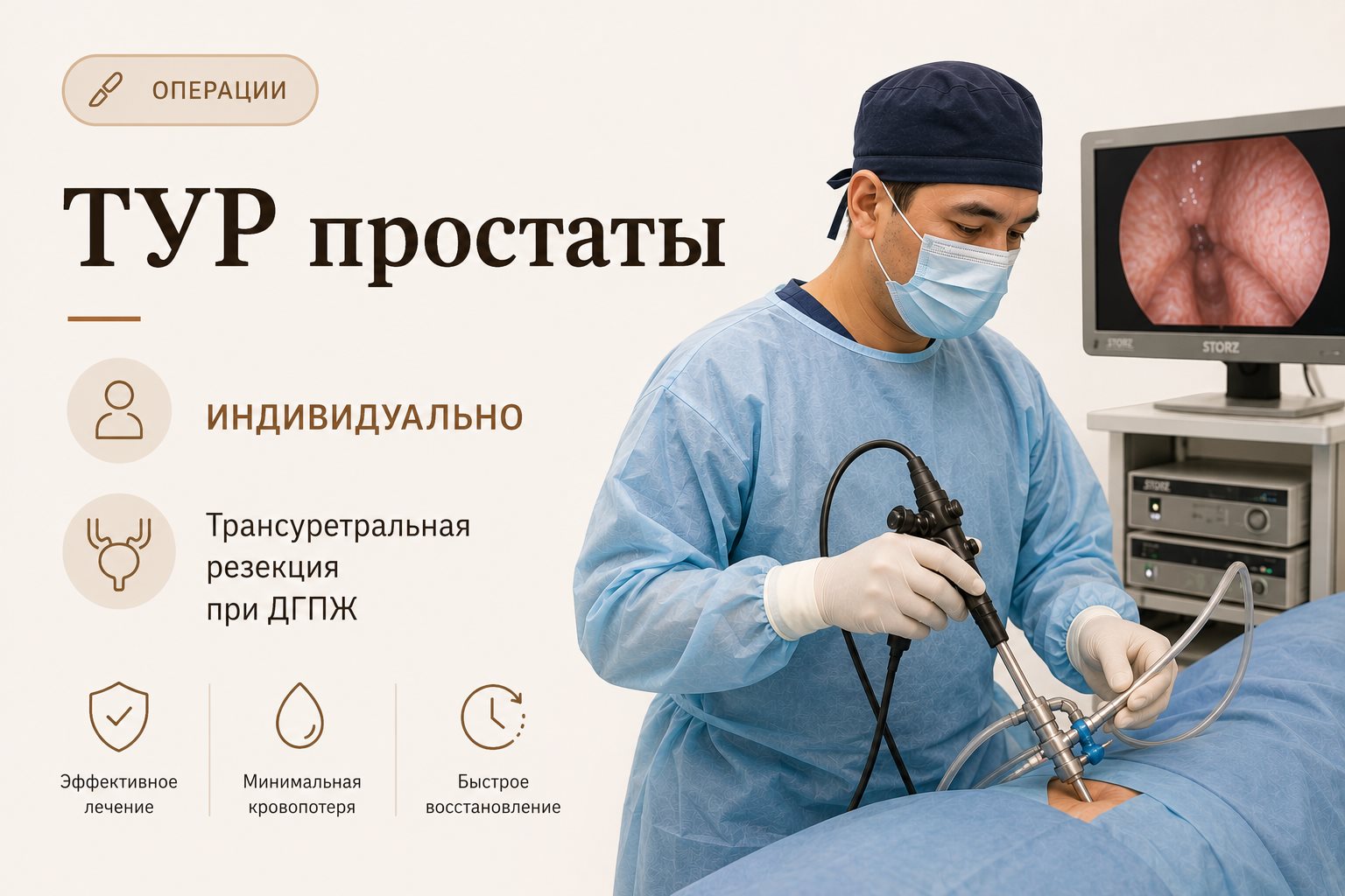 ТУР простаты при ДГПЖ