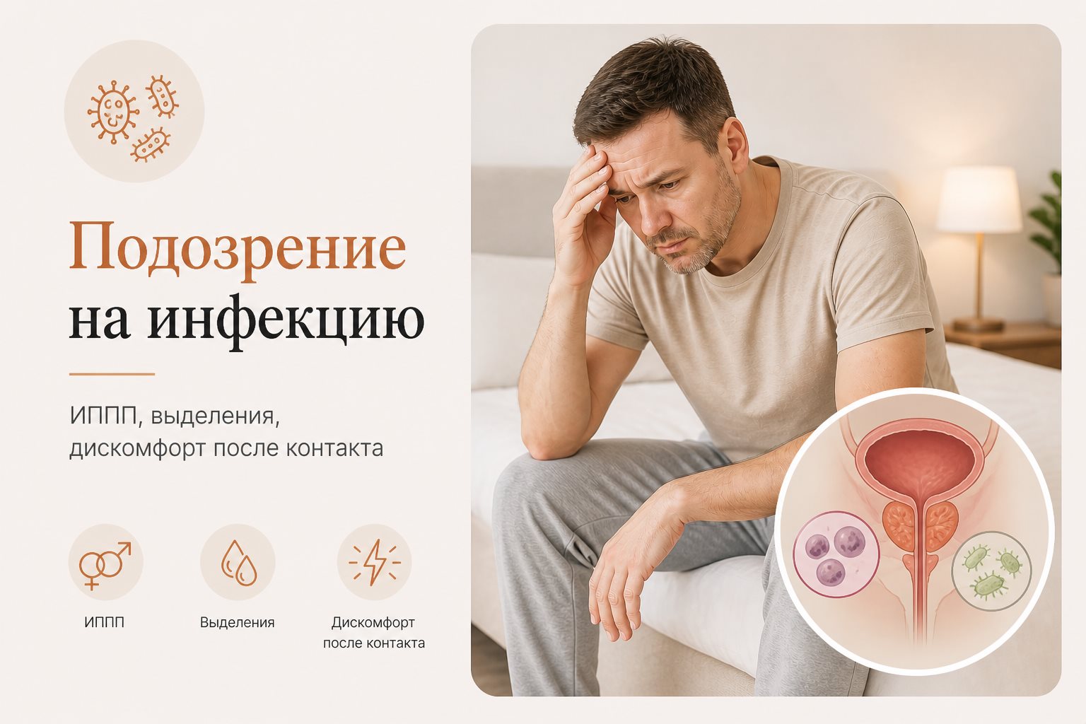 Подозрение на инфекцию — ИППП, выделения